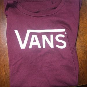 Vans shirt, stain free